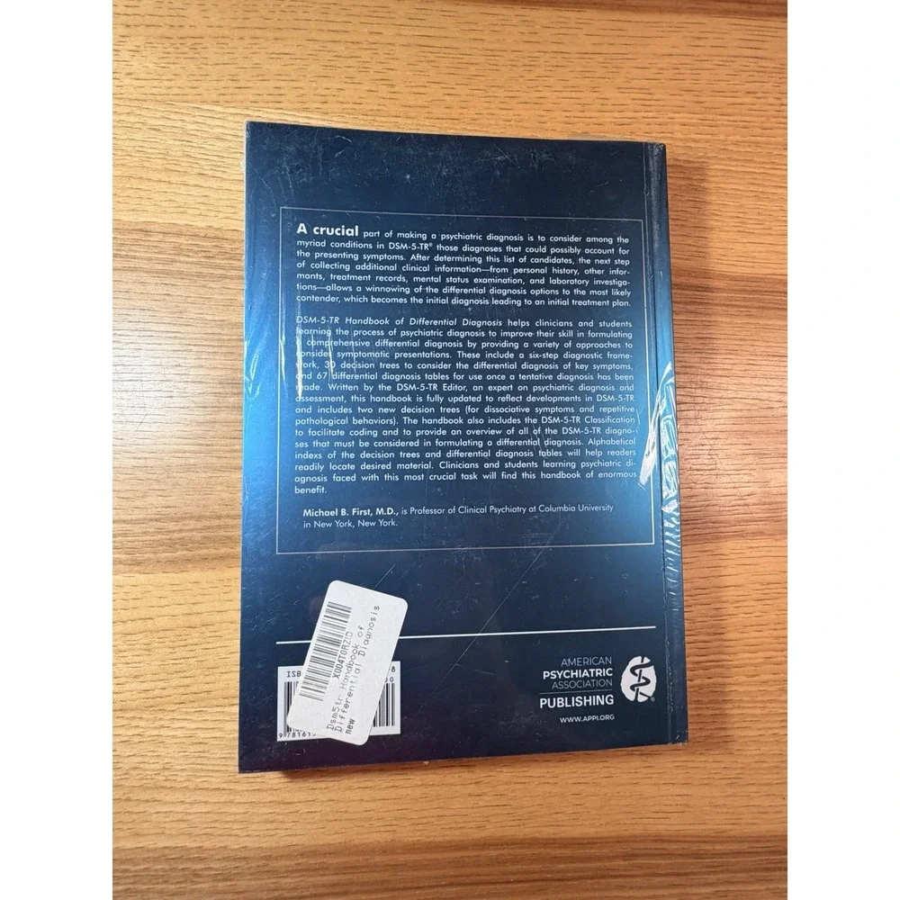 Brand New DSM-5-TR Handbook of Differential Diagnosis Paperback Michael B First